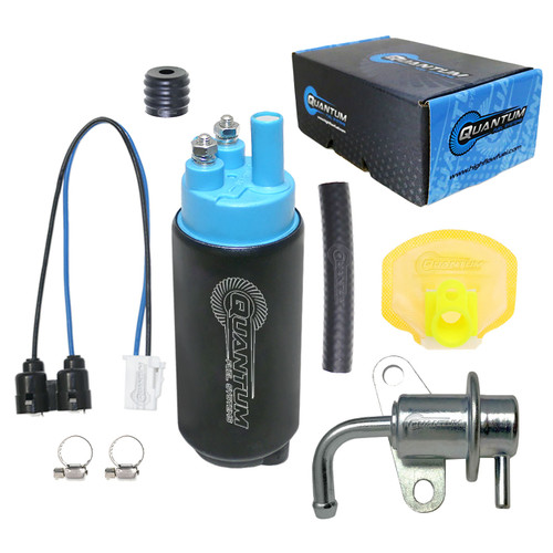 QFS OEM Replacement In-Tank EFI Fuel Pump w/ Fuel Pressure Regulator, Strainer - HFP-384-UR4