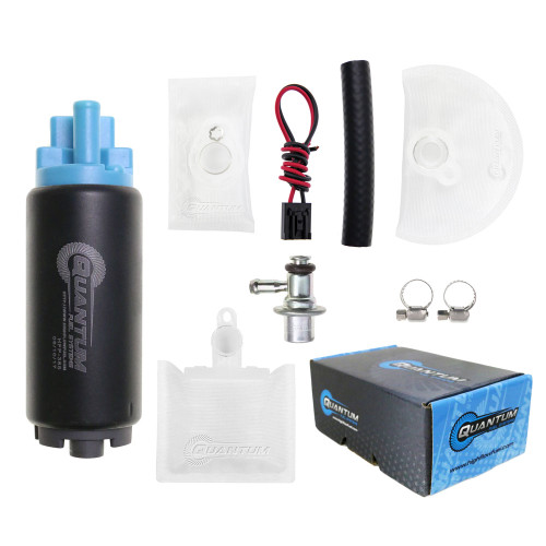 QFS OEM Replacement In-Tank EFI Fuel Pump w/ Fuel Pressure Regulator, Strainer - HFP-385-YR