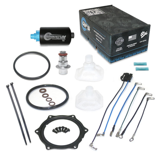 QFS OEM Replacement In-Tank EFI Fuel Pump with Strainer, Fuel Pressure Regulator, Lock Ring & Tank Seal - HFP-386-U2R