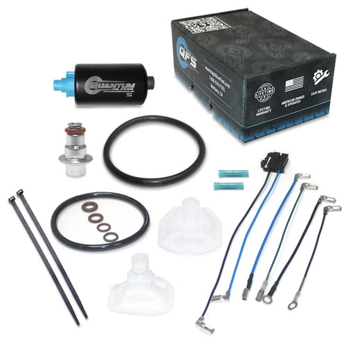 QFS OEM Replacement In-Tank EFI Fuel Pump w/ Fuel Pressure Regulator, Tank Seal, Strainer - HFP-386-UR2T2