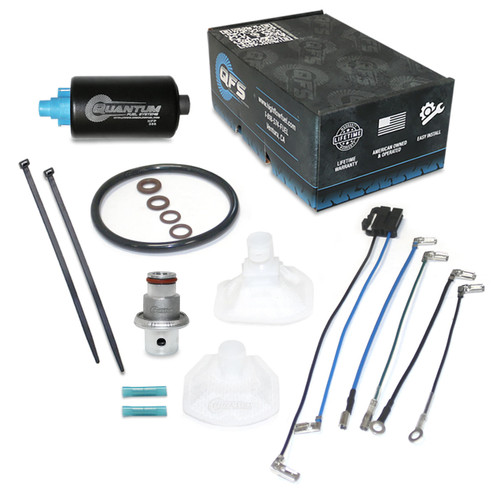 QFS OEM Replacement In-Tank EFI Fuel Pump w/ Fuel Pressure Regulator, Tank Seal, Strainer - HFP-386-UR3