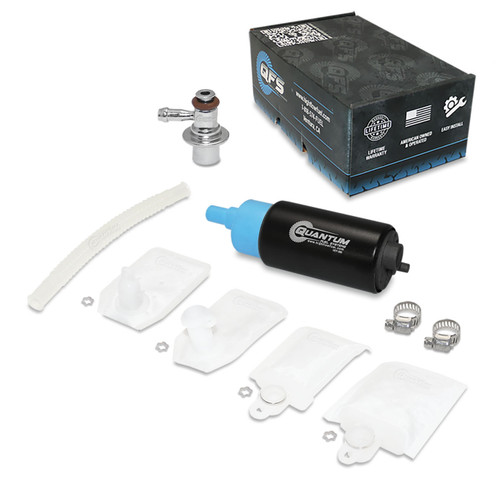 QFS OEM Replacement In-Tank EFI Fuel Pump w/ Fuel Pressure Regulator, Strainer - HFP-390-UR2