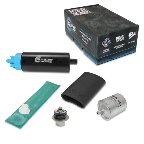 QFS OEM Replacement In-Tank EFI Fuel Pump w/ Fuel Pressure Regulator, Fuel Filter, Strainer - HFP-439-RF