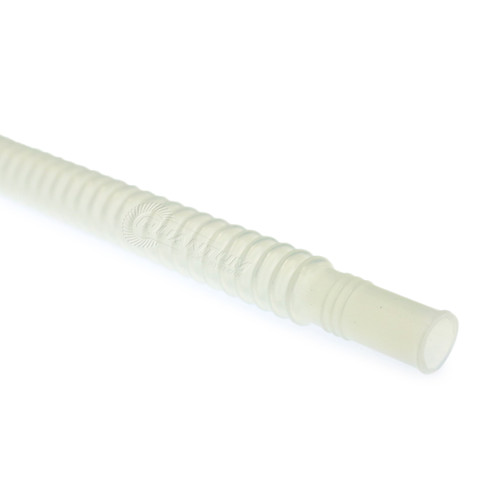 QFS 9mm x 10mm x 160mm Clear Corrugated Flexible Hose Line for Fuel Pump Assembly - HFP-FH910-160