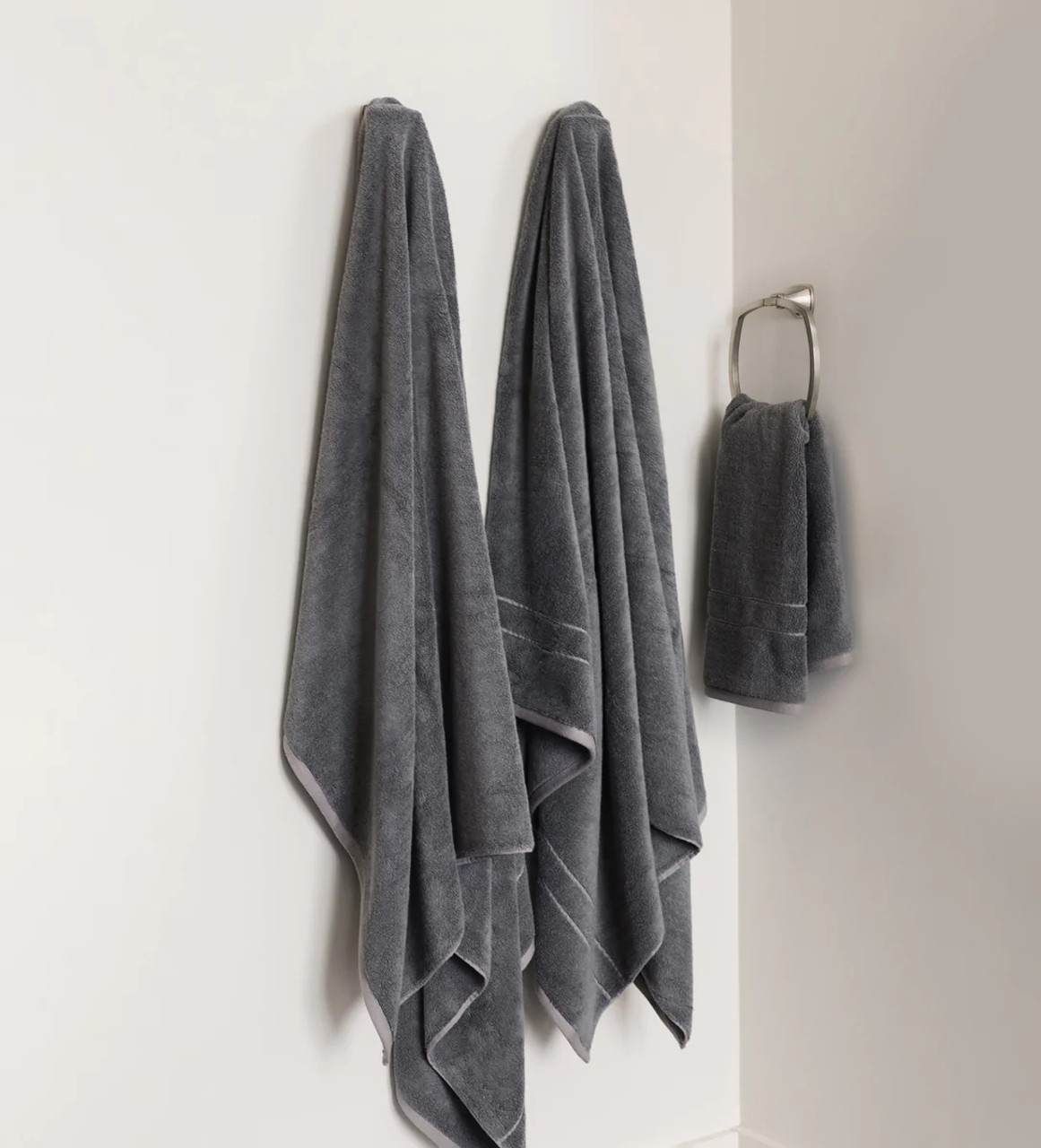 Cozy Earth Premium Plush Bath Towels - Harbor Mist