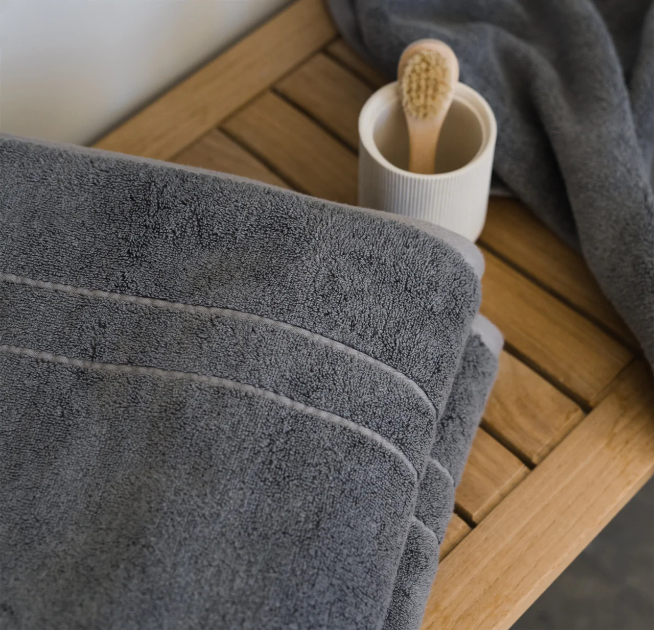 Cozy Earth Premium Plush Bath Towels - Harbor Mist