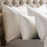 75% White Duck Feather/ 25% Snow White Downâ„¢ Pillow with Knife Edge â€“ Medium