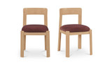 EF-1009-38 - Oli Dining Chair Berry Set Of Two