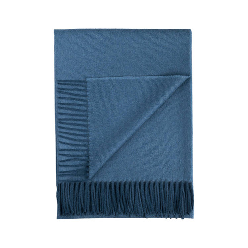 100  Baby Alpaca Throw   Blue Jean p 85cmwrzx74