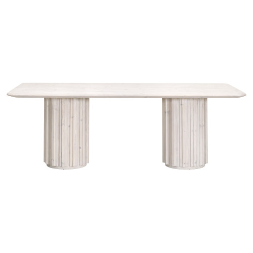 Roma Dining Table - White Wash Pine