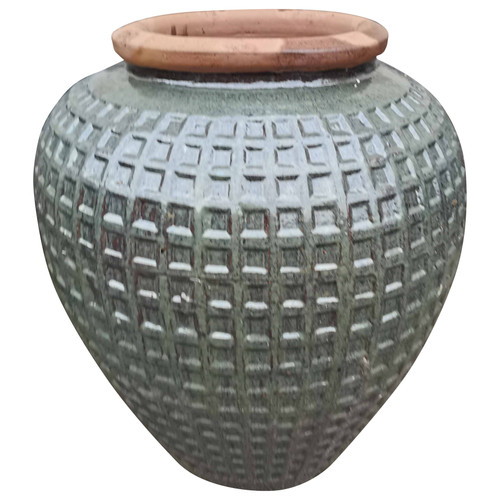 P040 - Large Glazed Handmade Pot