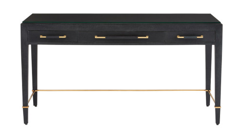 Verona Black Large Desk