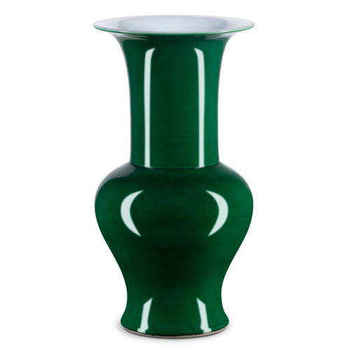 Imperial Green Corolla Vase