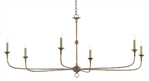 Nottaway Large Gold Chandelier