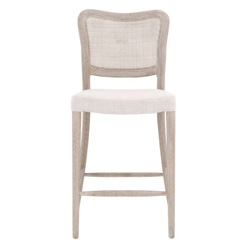 Cela Counter Stool - Natural Gray-Bisque