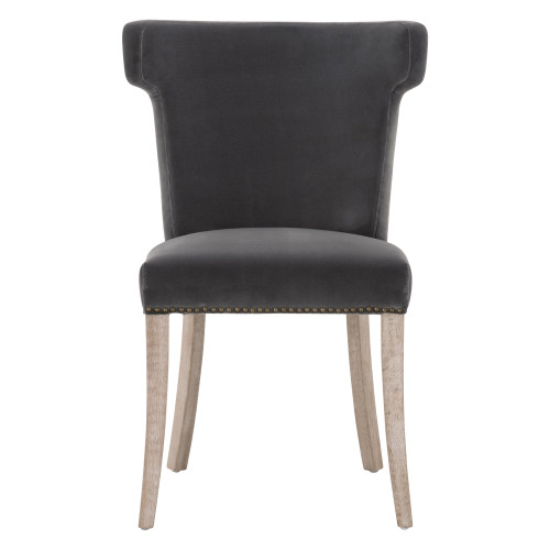 Celina Dining Chair - Dark Dove Velvet