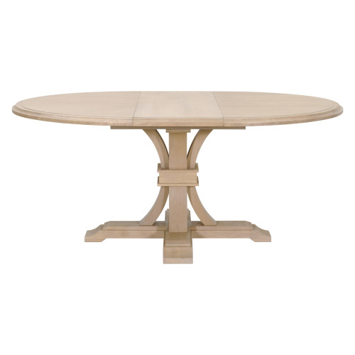 Devon Round Extension Dining Table - Light Honey Oak