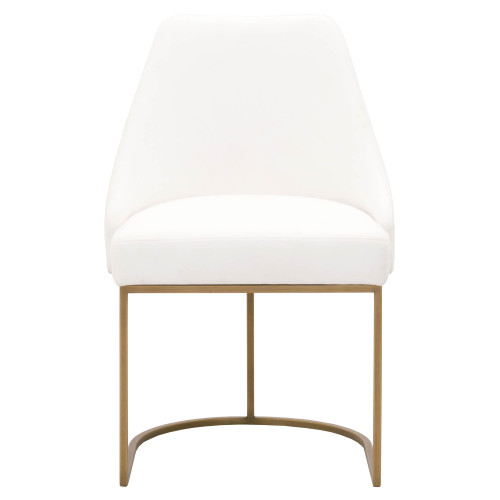 Parissa Dining Chair - LiveSmart Peyton Pearl and Gold