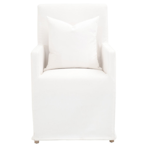 Shelter Slipcover Arm Chair - LiveSmart Peyton Pearl Natural Gray