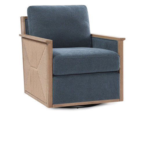 53004720 - Norman Swivel Accent Chair Blue