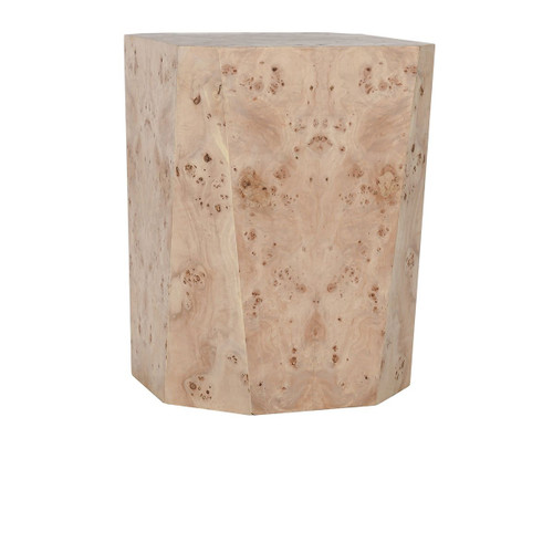 51031560 - Avena Burl Wood 17  Square End Table Natural