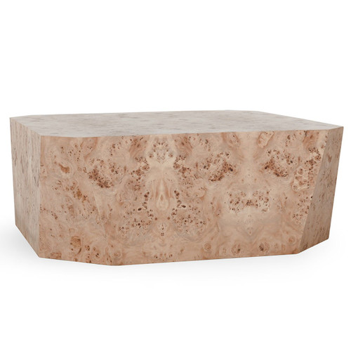 51031562 - Avena Burl Wood 42  Square Coffee Table Natural