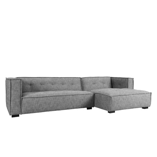 53051499 - Element 2pc Sectional w RAF Chaise Gray