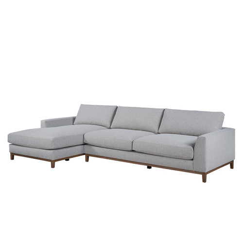 53004711 - Everett Sectional w LAF Chaise Gray