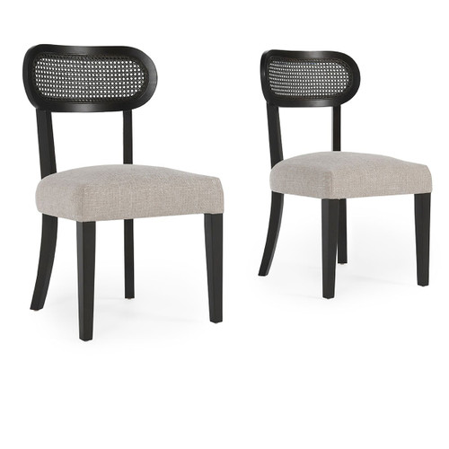 53005334 - Bella Dining Chair Oatmeal Set of 2