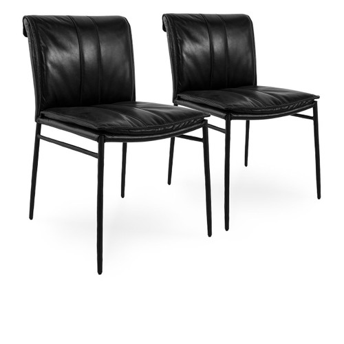 53051670 - Mayer Dining Chair Set of 2 Jet Black