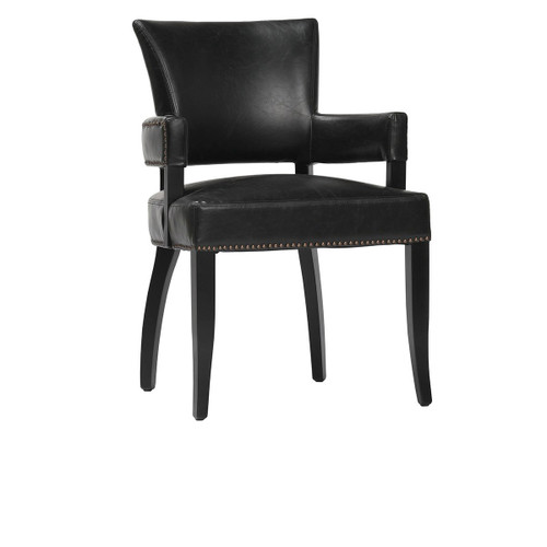 53005236 - Ronan Upholstered Dining Arm Chair Black