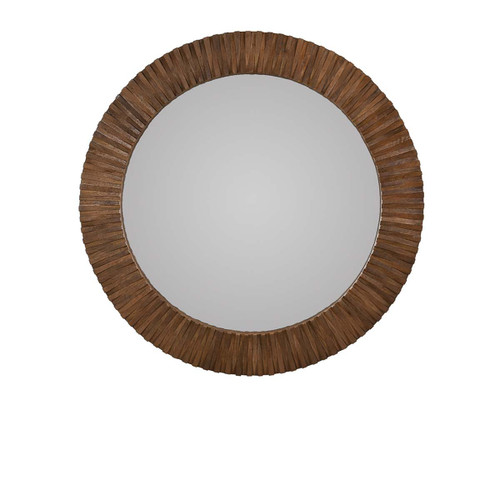 56001799 - Myrtle 50  Round Mirror Light Brown
