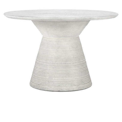 51031549 - Fern 47  Outdoor Round Dining Table White