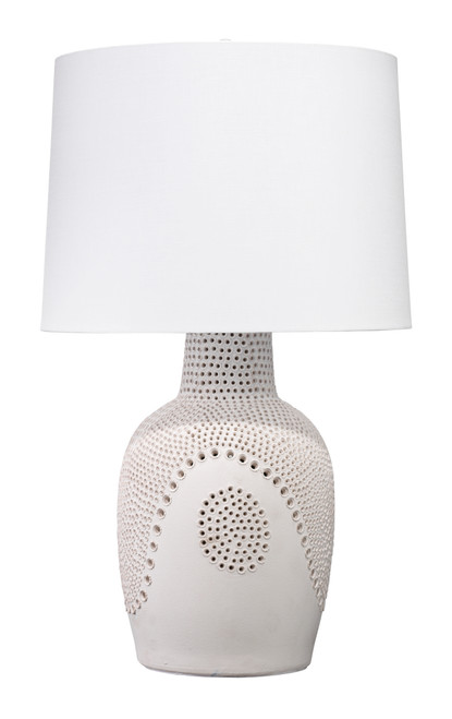 Moonrise Porcelain Table Lamp, White