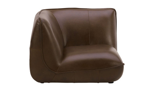 KQ-1009-03 - Zeppelin Leather Corner Chair