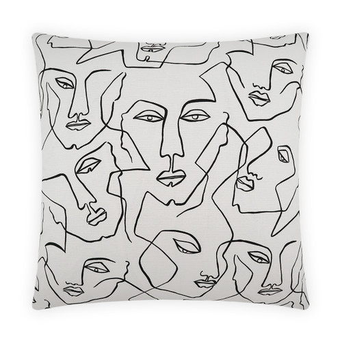 Face Up Pillow - White