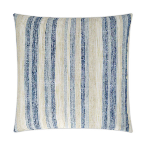 Faded Stripe Pillow - Indigo