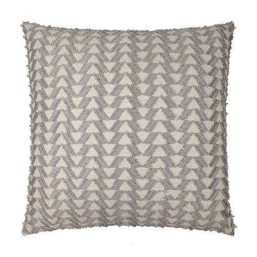 Fringe Benefits Pillow - Pewter