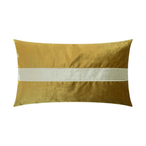 Iridescence Band Lumbar Pillow - Citron