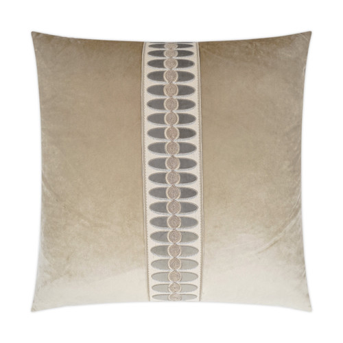 Mati Velvet Pillow - Taupe