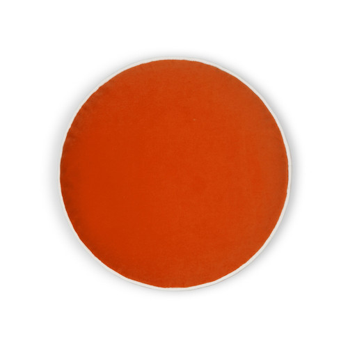 Posh Circle Pillow - Orange