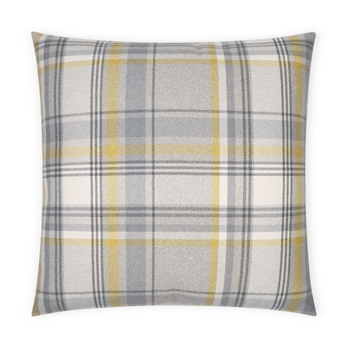 Tartan Pillow - Charcoal