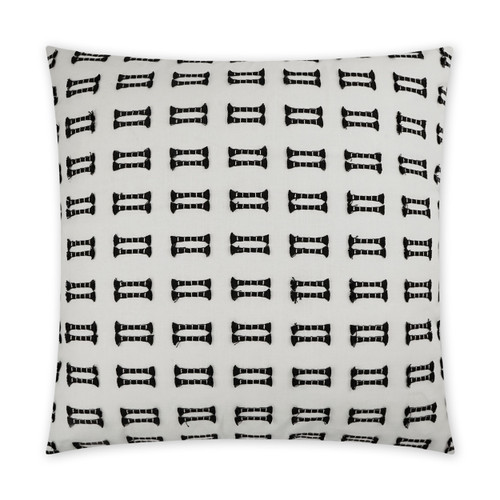 Tassels Pillow - Tuxedo