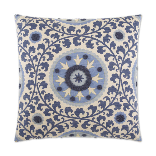 Tribal Thread Pillow - Blue