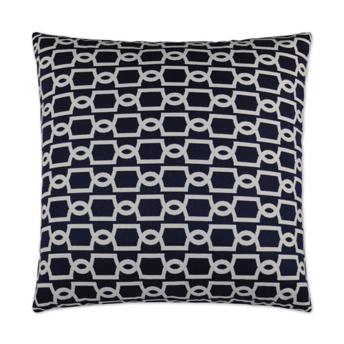 Outdoor Ocean Gate Pillow - Navy