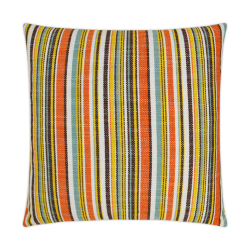 Outdoor Fancy Stripe Pillow - Multi