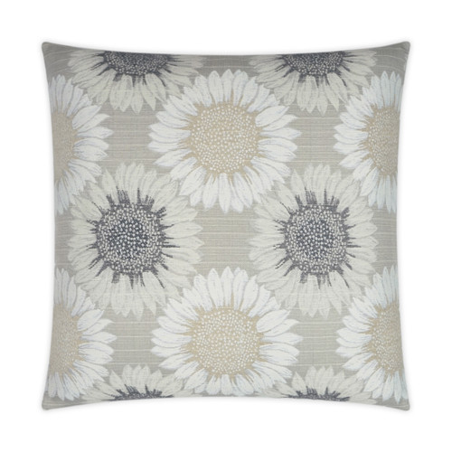 Outdoor Daisy Chain Pillow - Sand