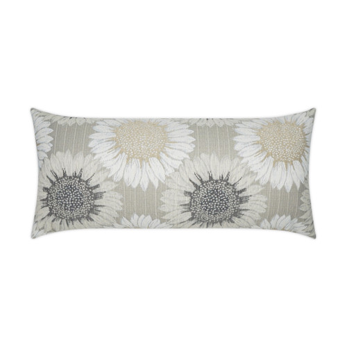 Outdoor Daisy Chain Lumbar Pillow - Sand