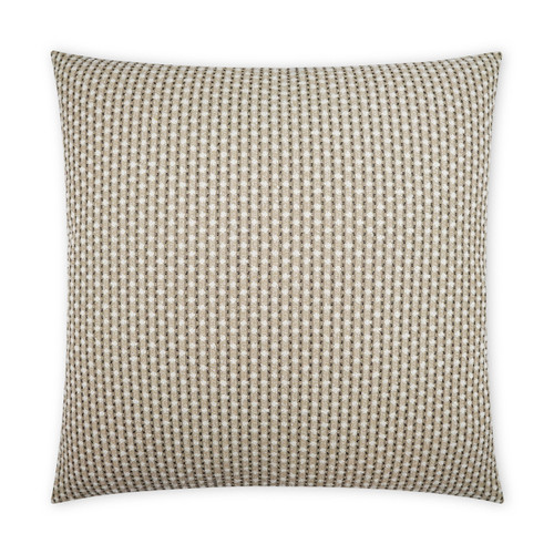 Outdoor Dot Dash Pillow - Taupe