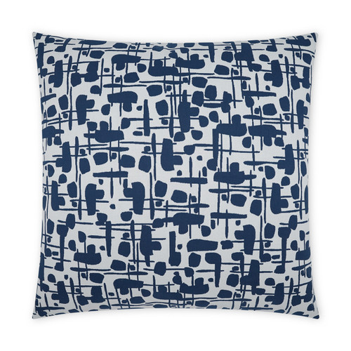 Outdoor Jargon Pillow - Blue